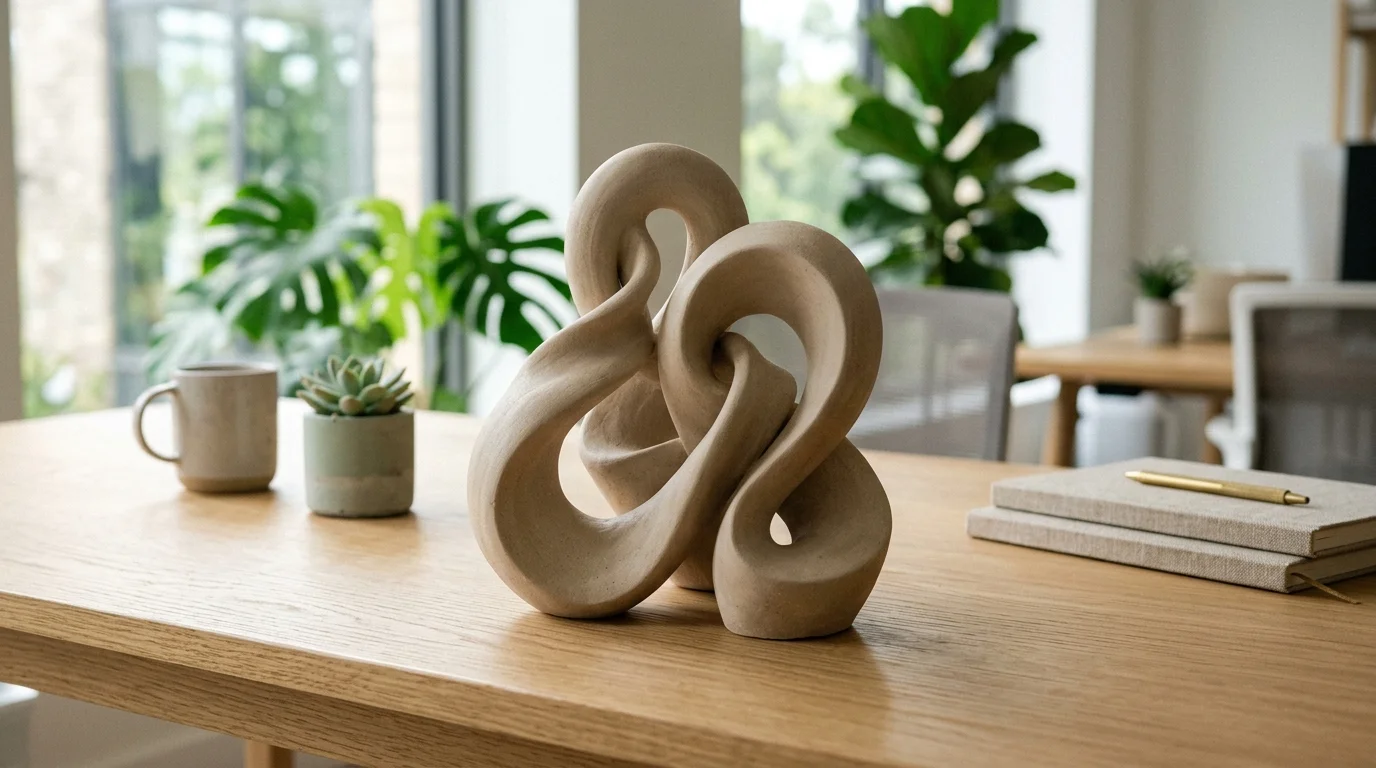 Abstract Desk Sculpture