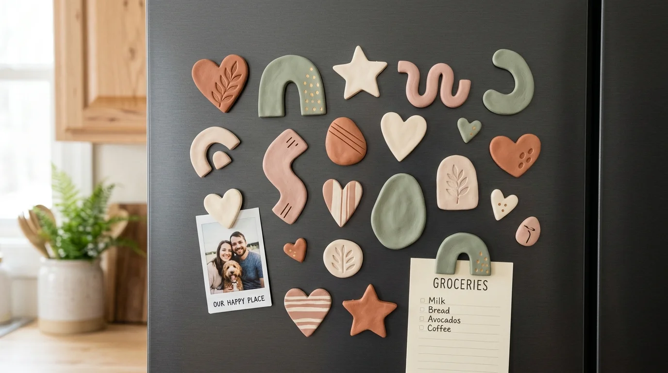 Aesthetic Clay Magnets