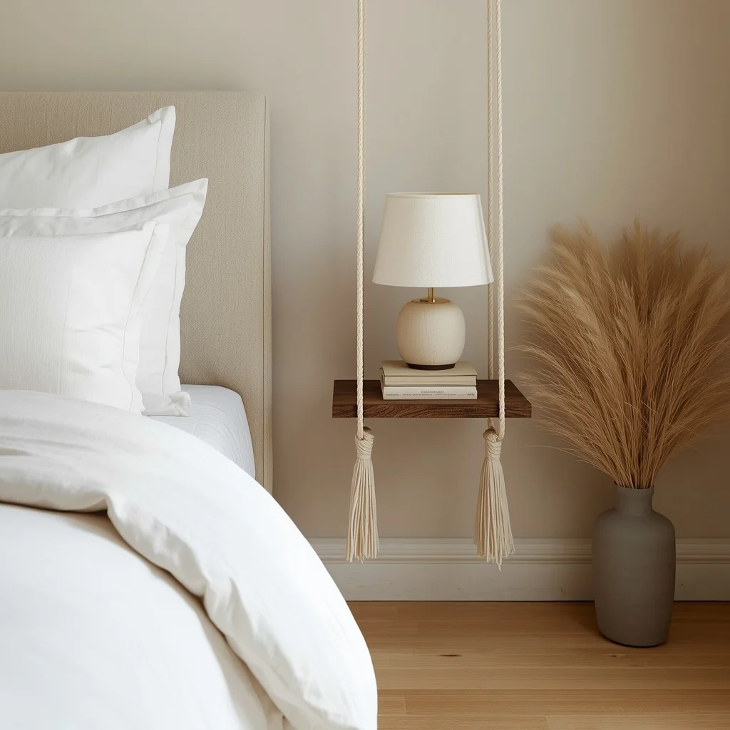 Bedroom Bedside Shelf
