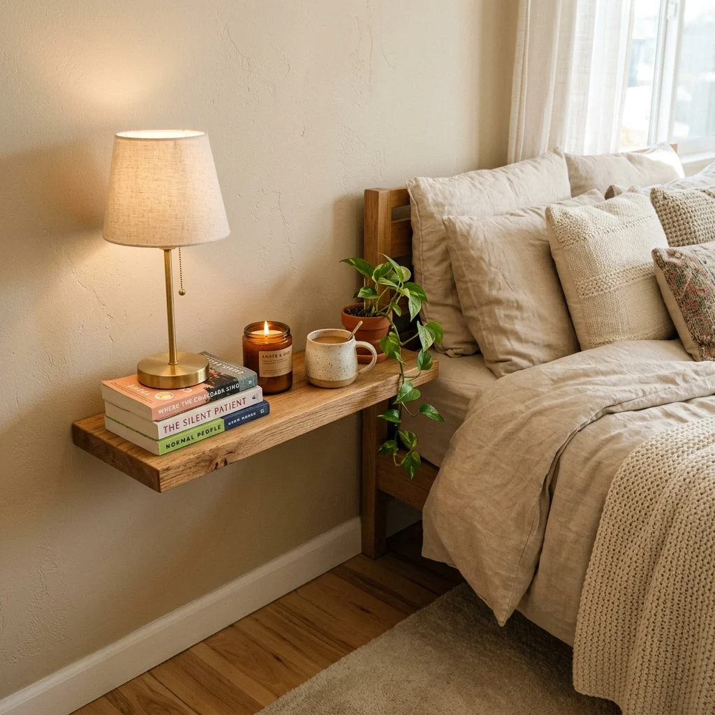 Bedside Wall Shelf