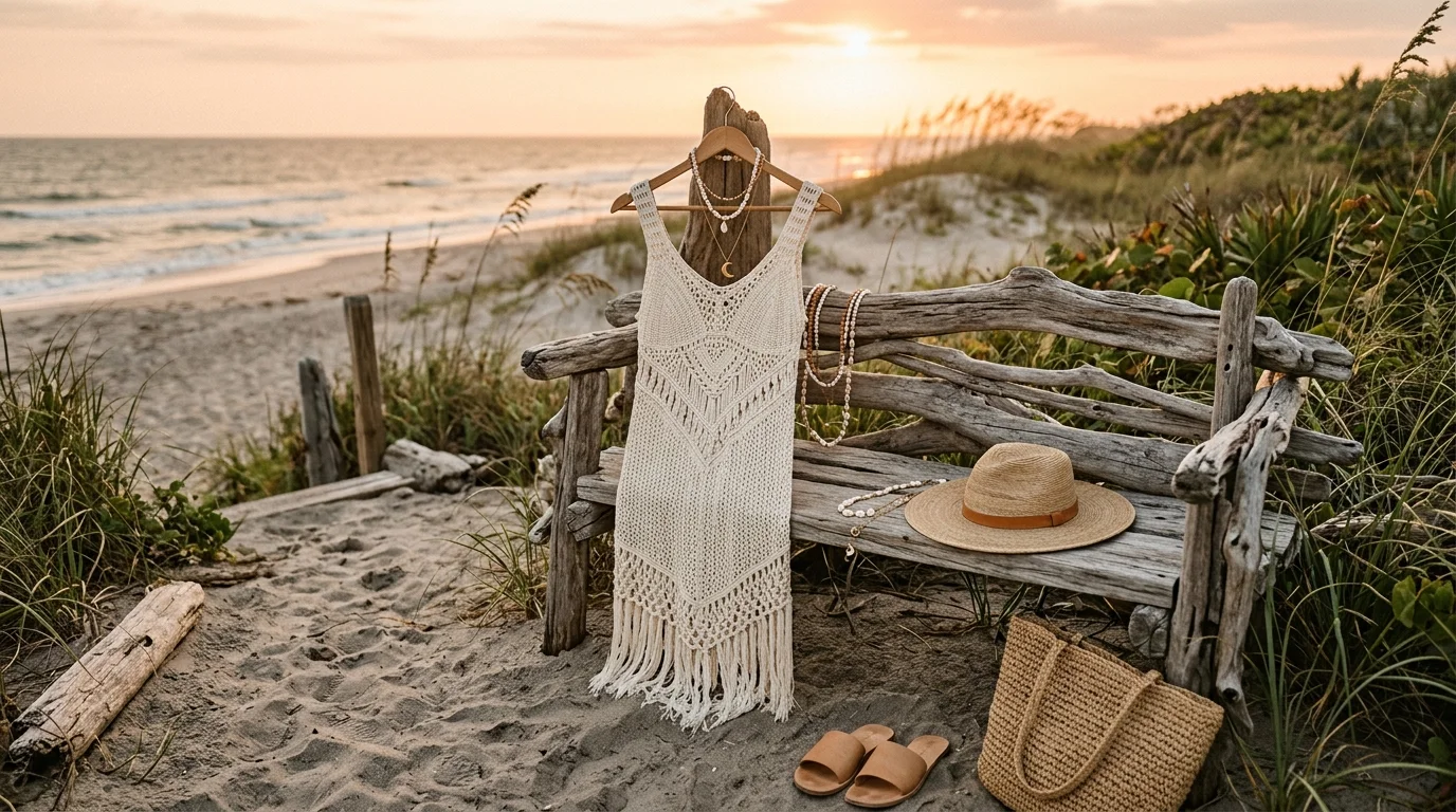Boho Crochet Dress