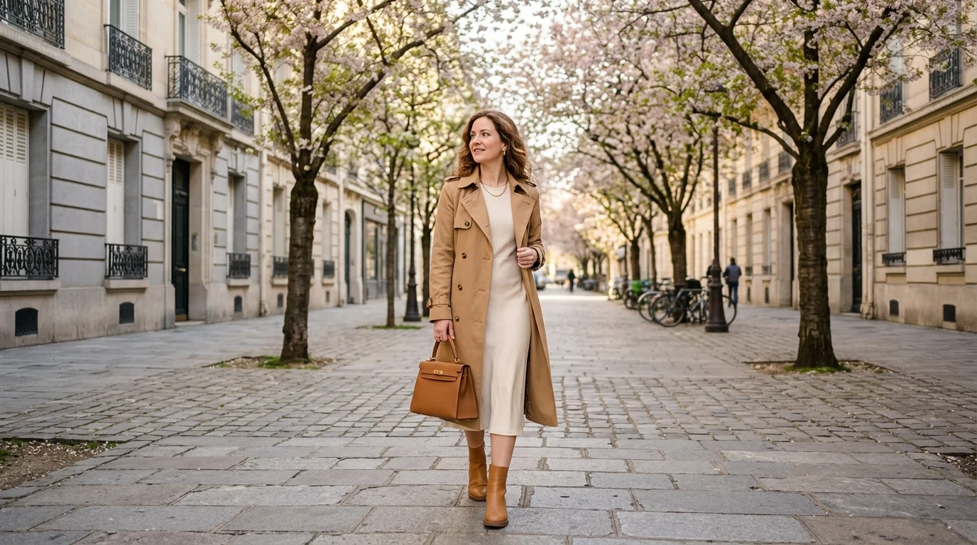 Camel Trench Layers
