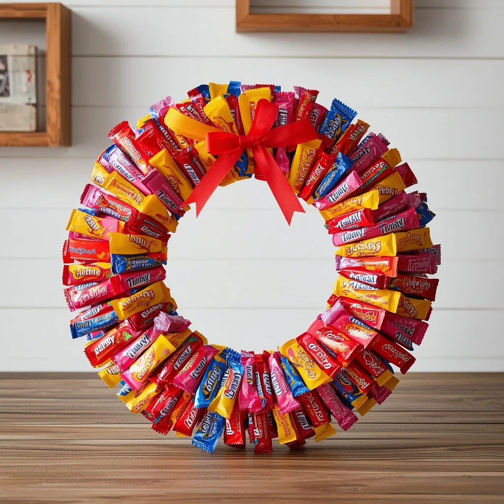 Candy Wreath