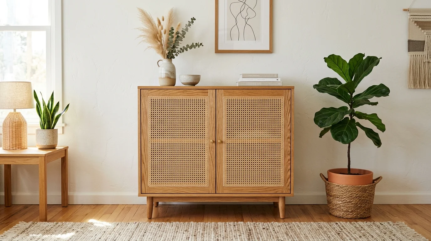 Cane Cabinet Doors