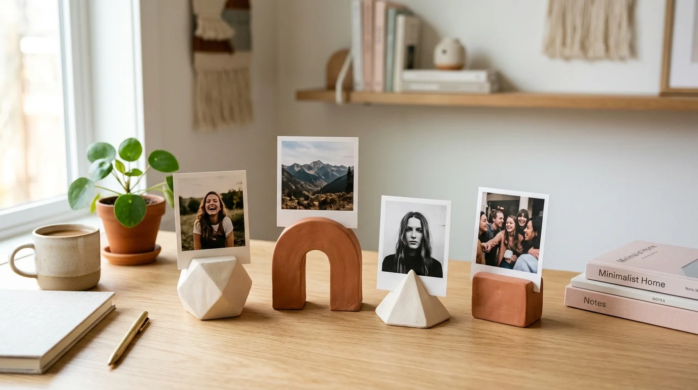 Clay Photo Stand