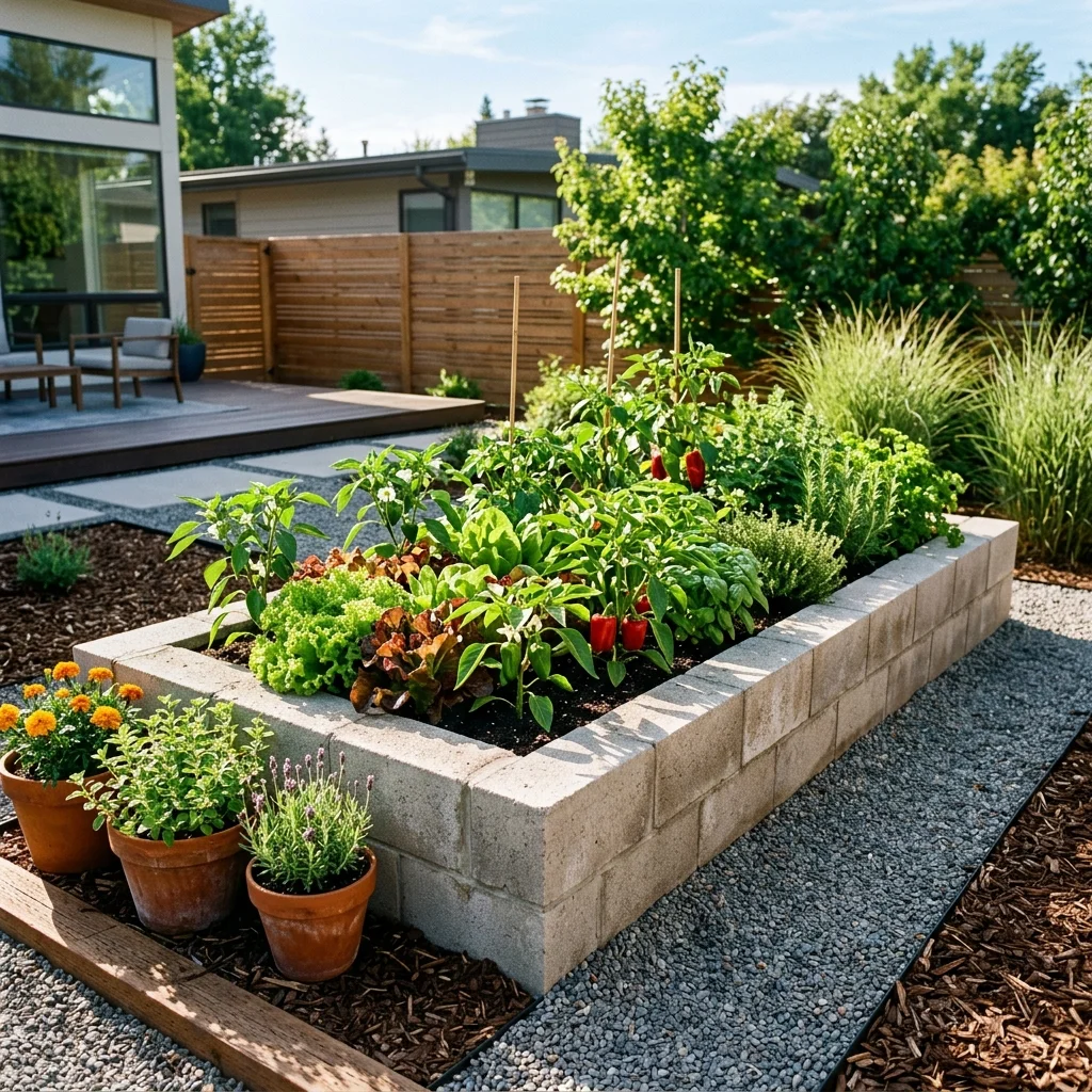 Concrete Block Beds