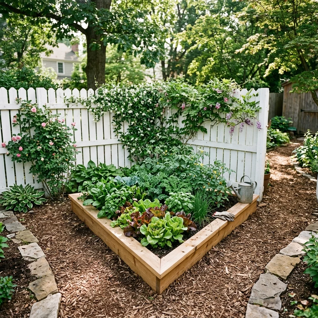 Corner Garden Bed