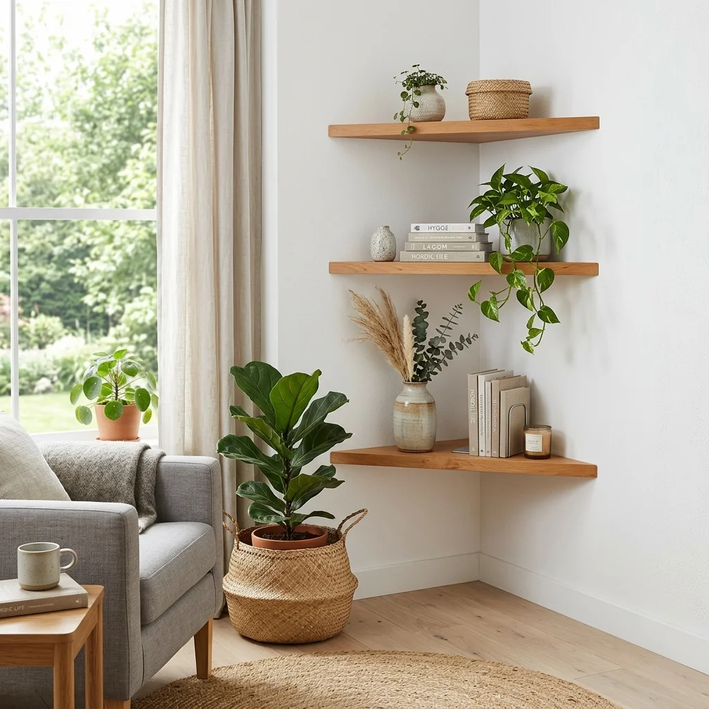 Corner Wall Shelves