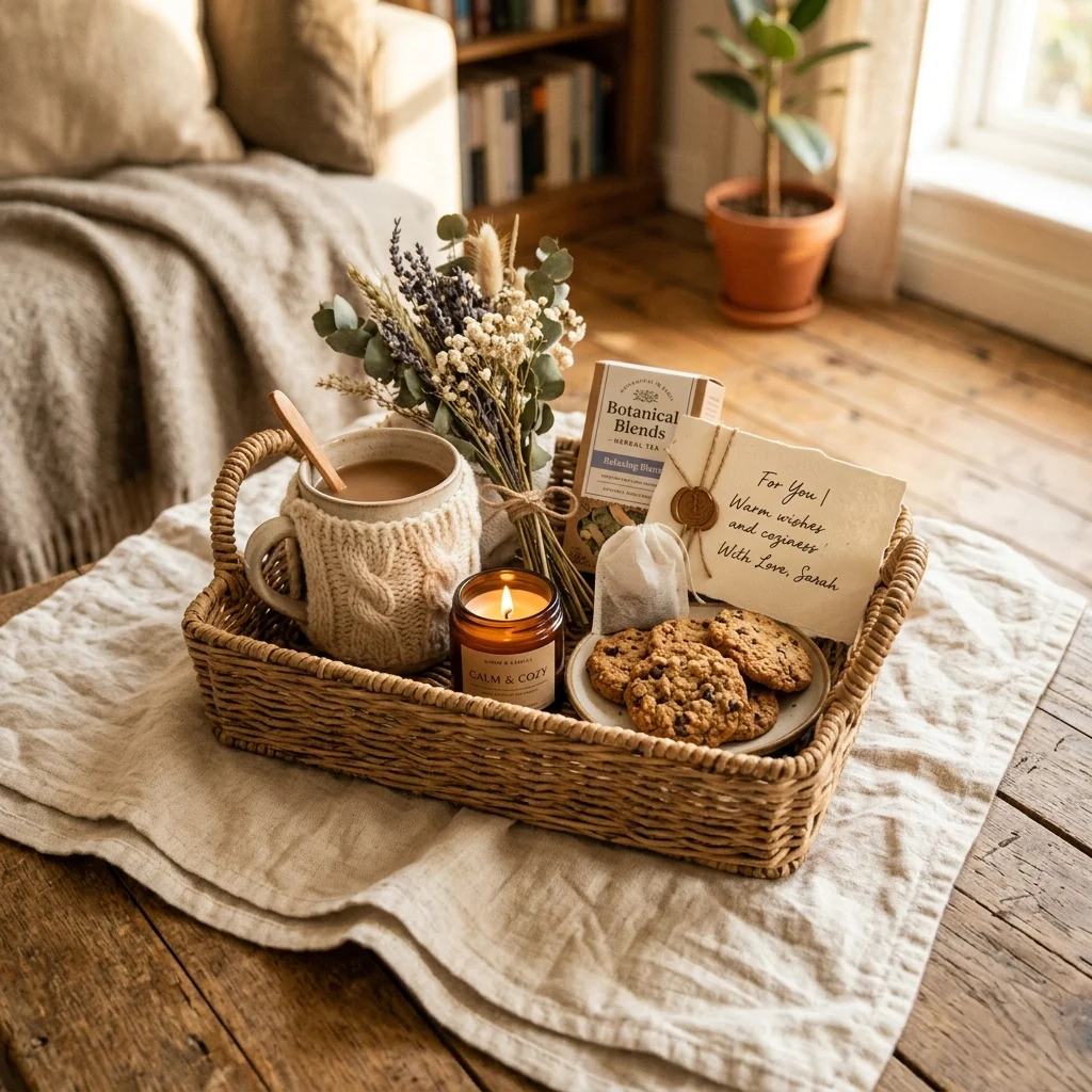 Cozy Gift Basket