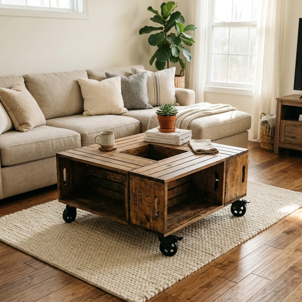 Crate Coffee Table