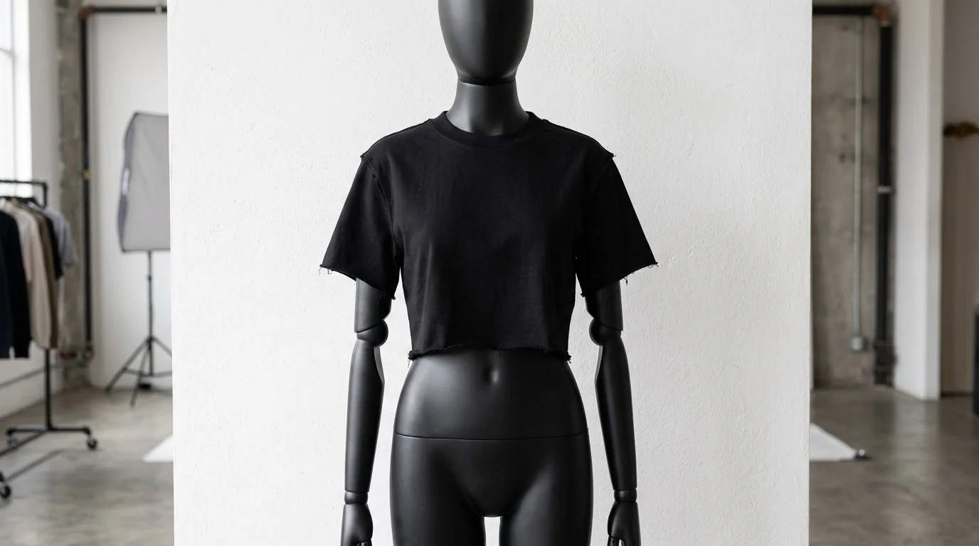 Cropped Raw Edge