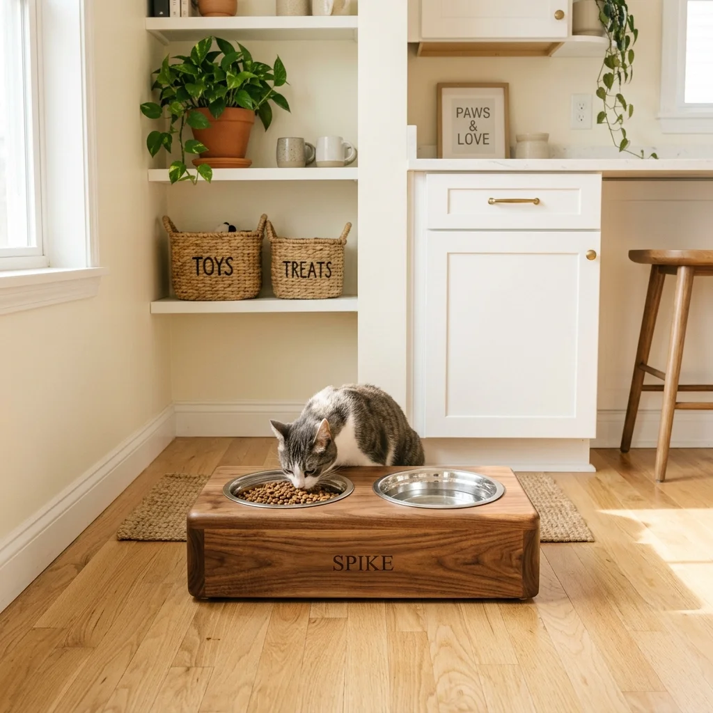 Custom Pet Feeding Station