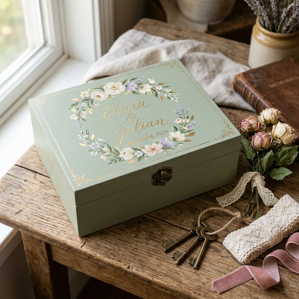 Decorated Keepsake Box