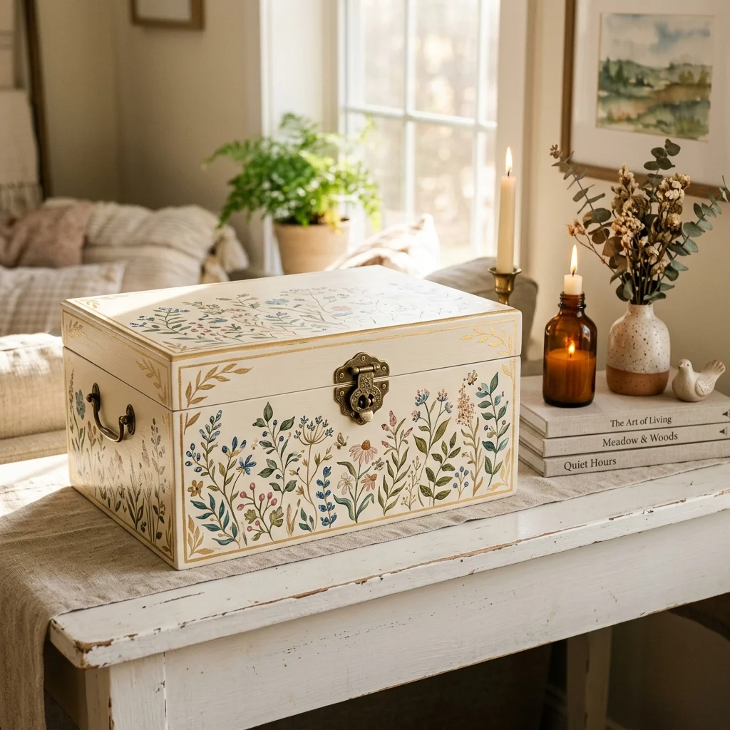 Decorated Storage Box
