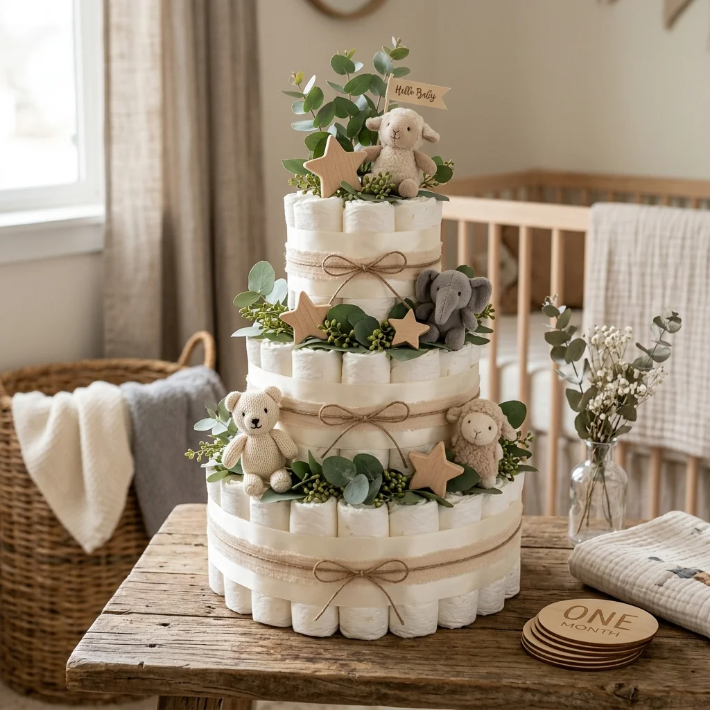 Diaper Cake Display