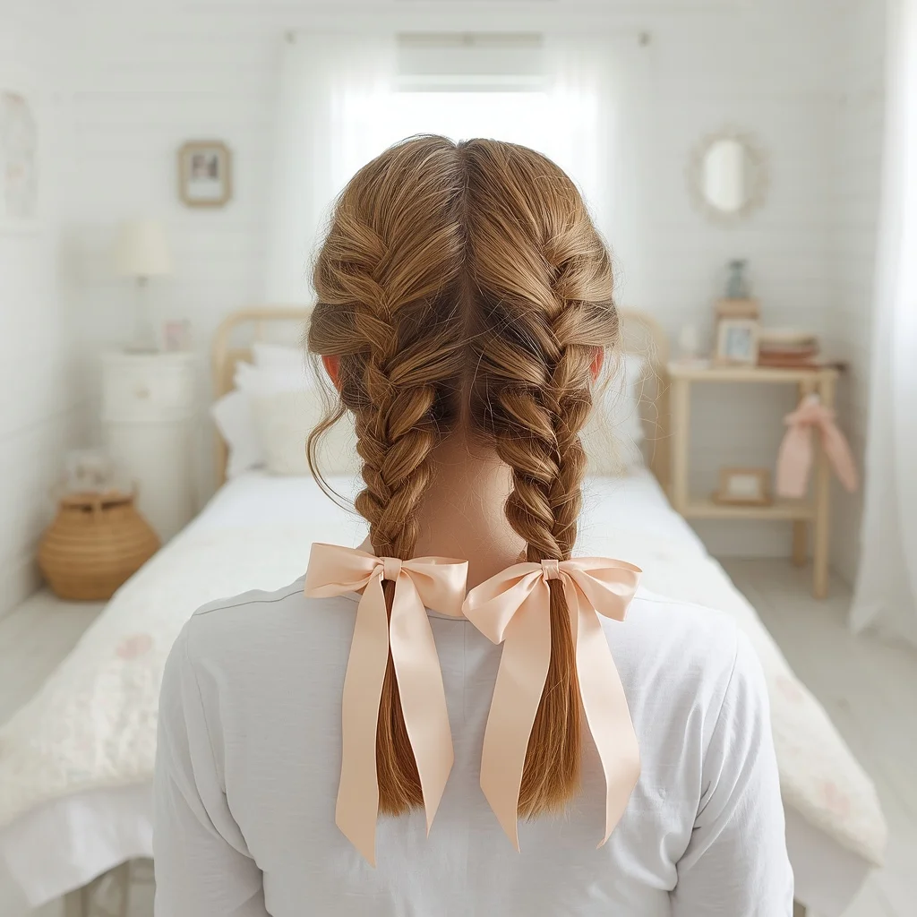 Double Ribbon Braids