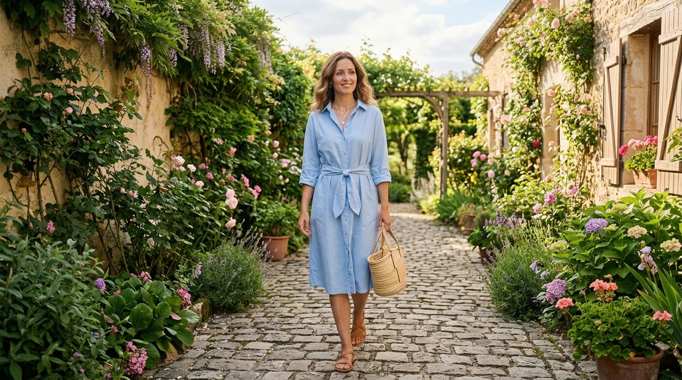 Elegant Shirt Dress