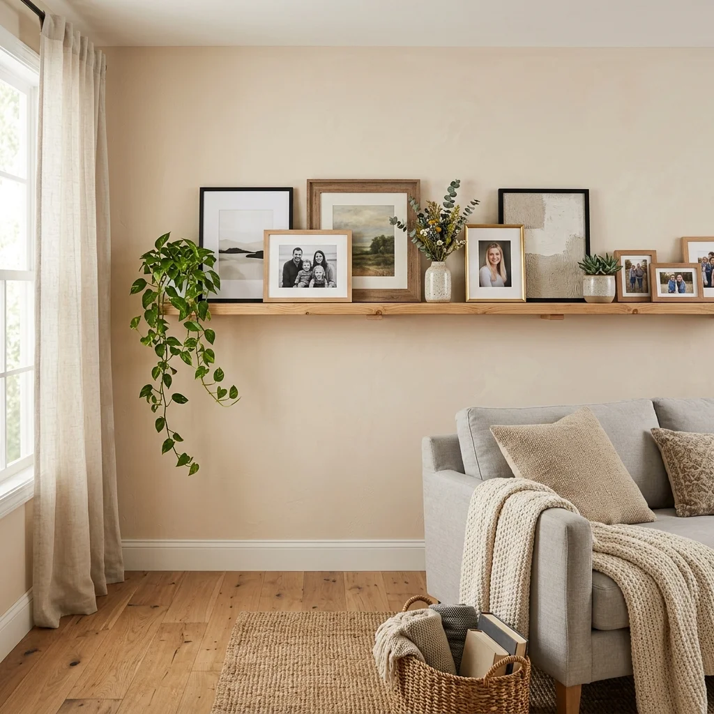 Farmhouse Picture Ledge