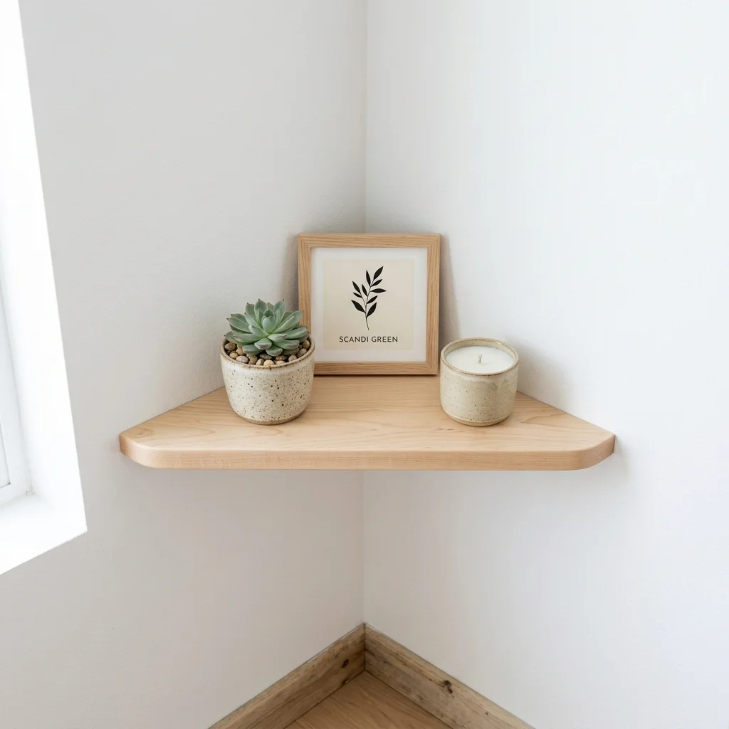 Floating Corner Shelf