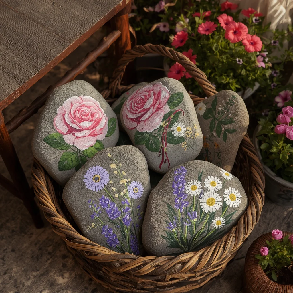 Floral Bouquet Rocks