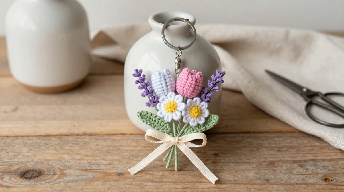 Flower Bouquet Charm