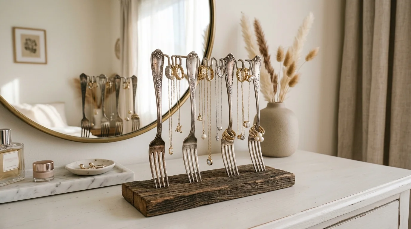 Fork Jewelry Tree