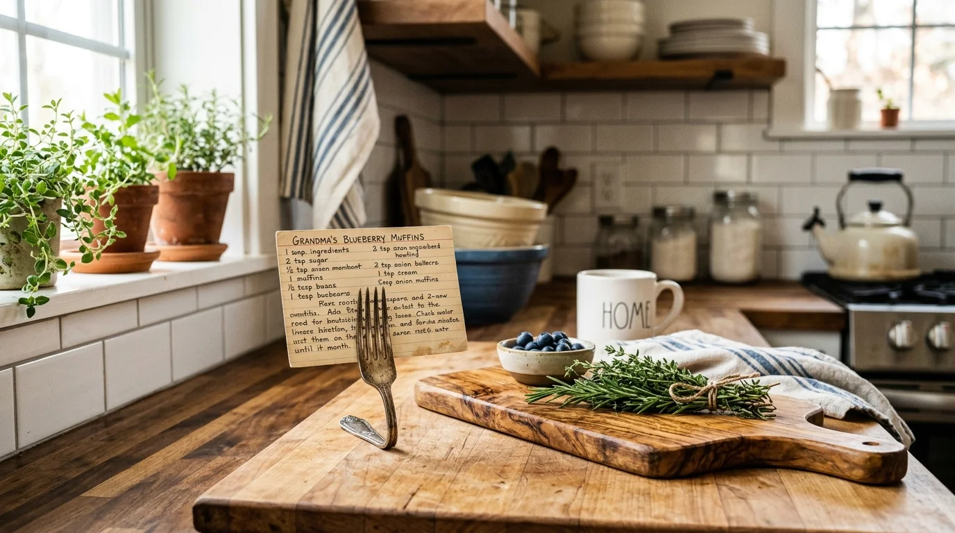 Fork Recipe Holder