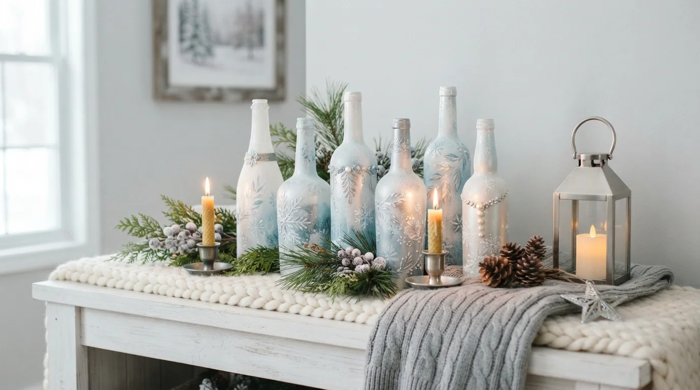 Frosted Winter Glass