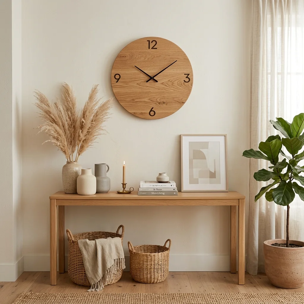 Handmade Wooden Clock