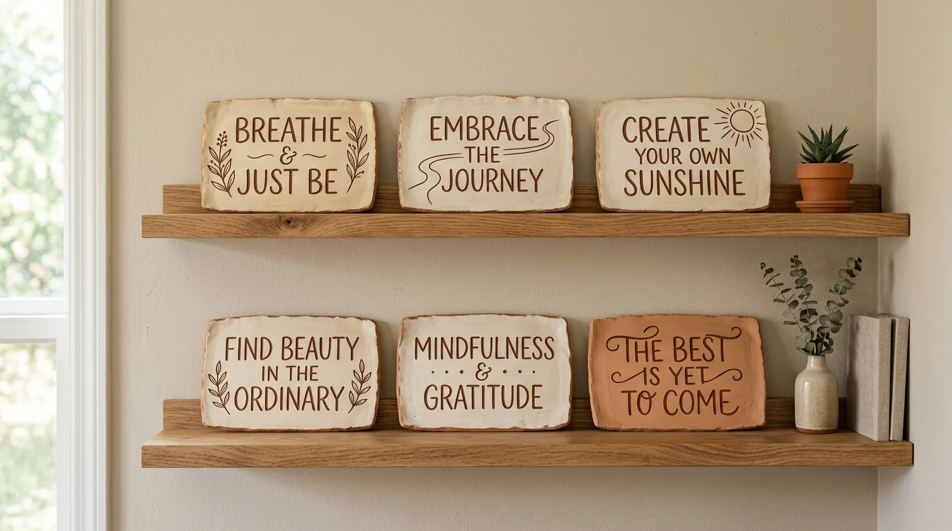 Handwritten Quote Plaques