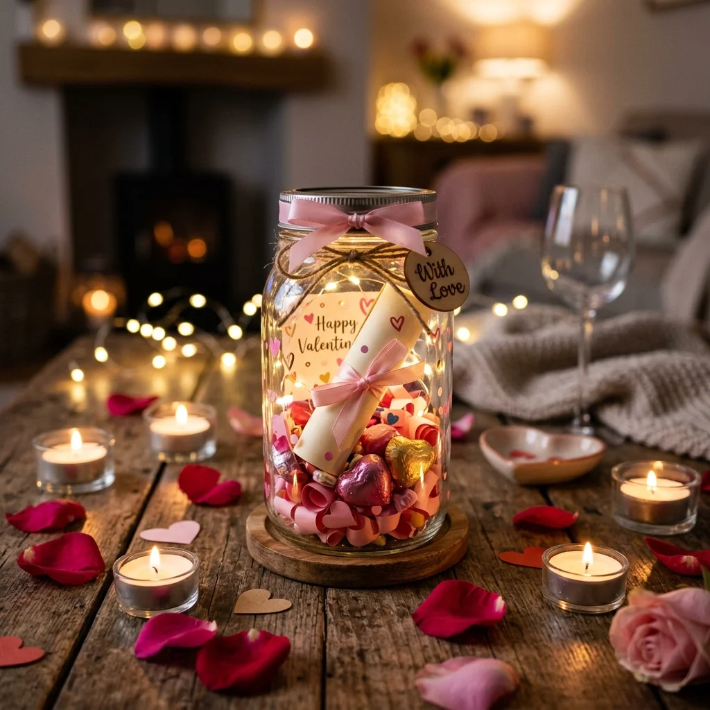 Heart Mason Jar