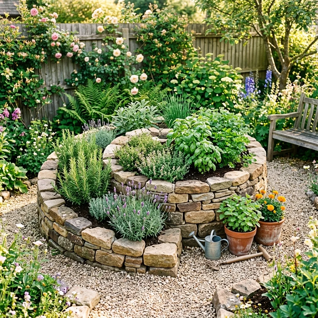 Herb Spiral Bed