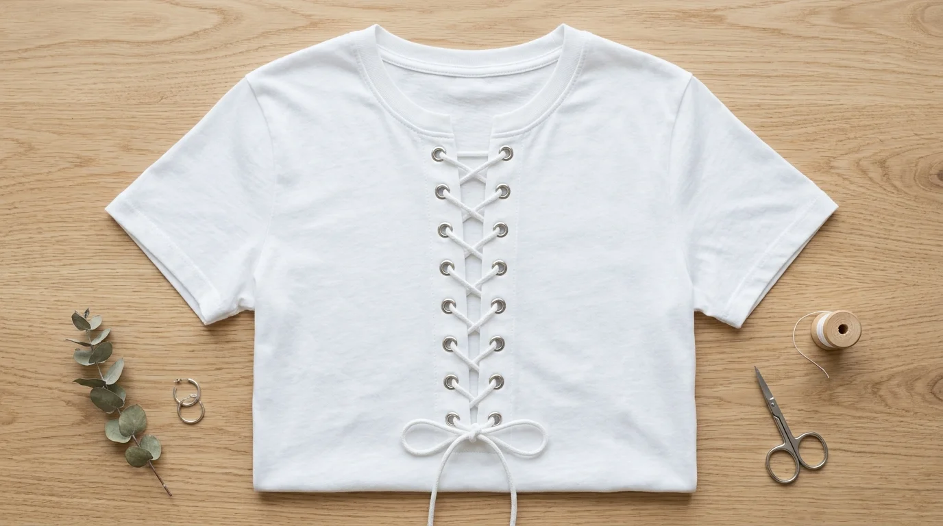 Lace-Up Front