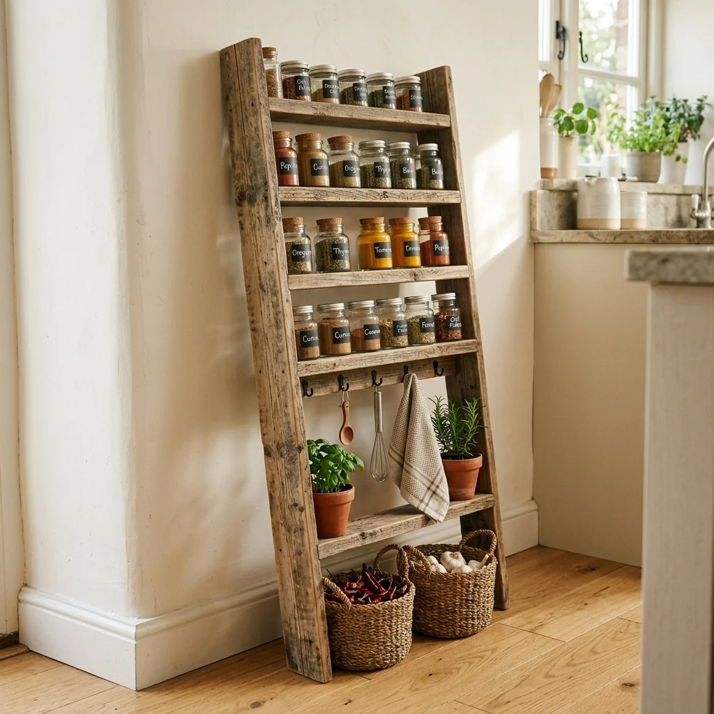 Ladder Spice Rack