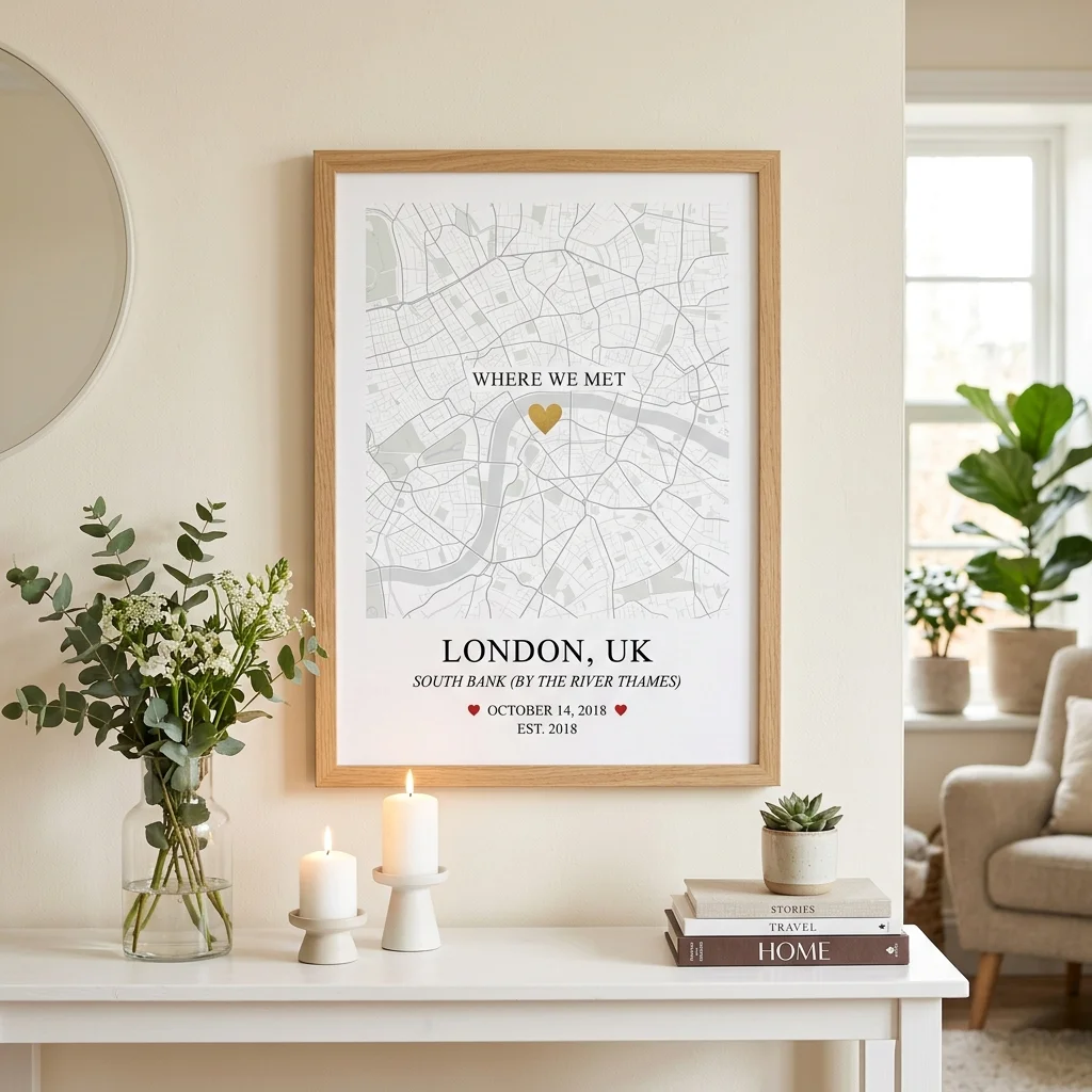 Love Map Frame