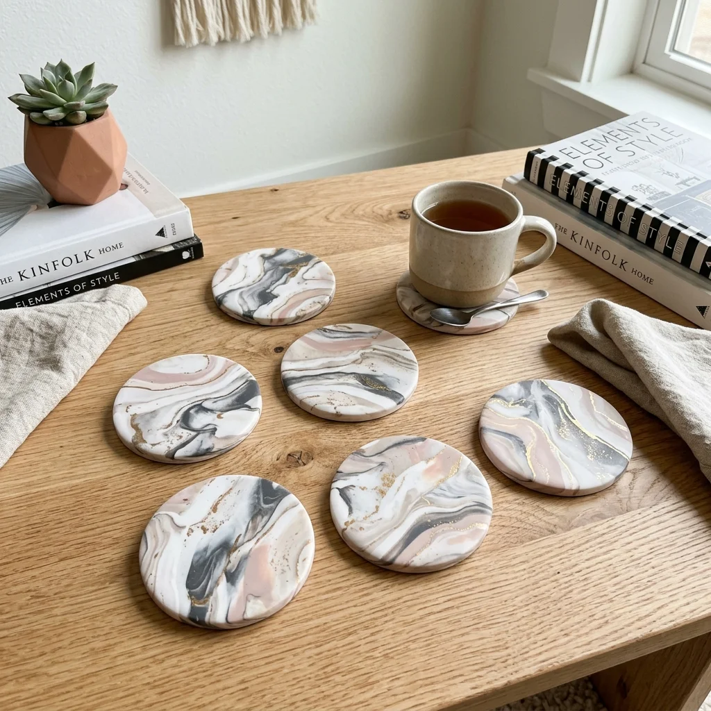 Marbled Coasters