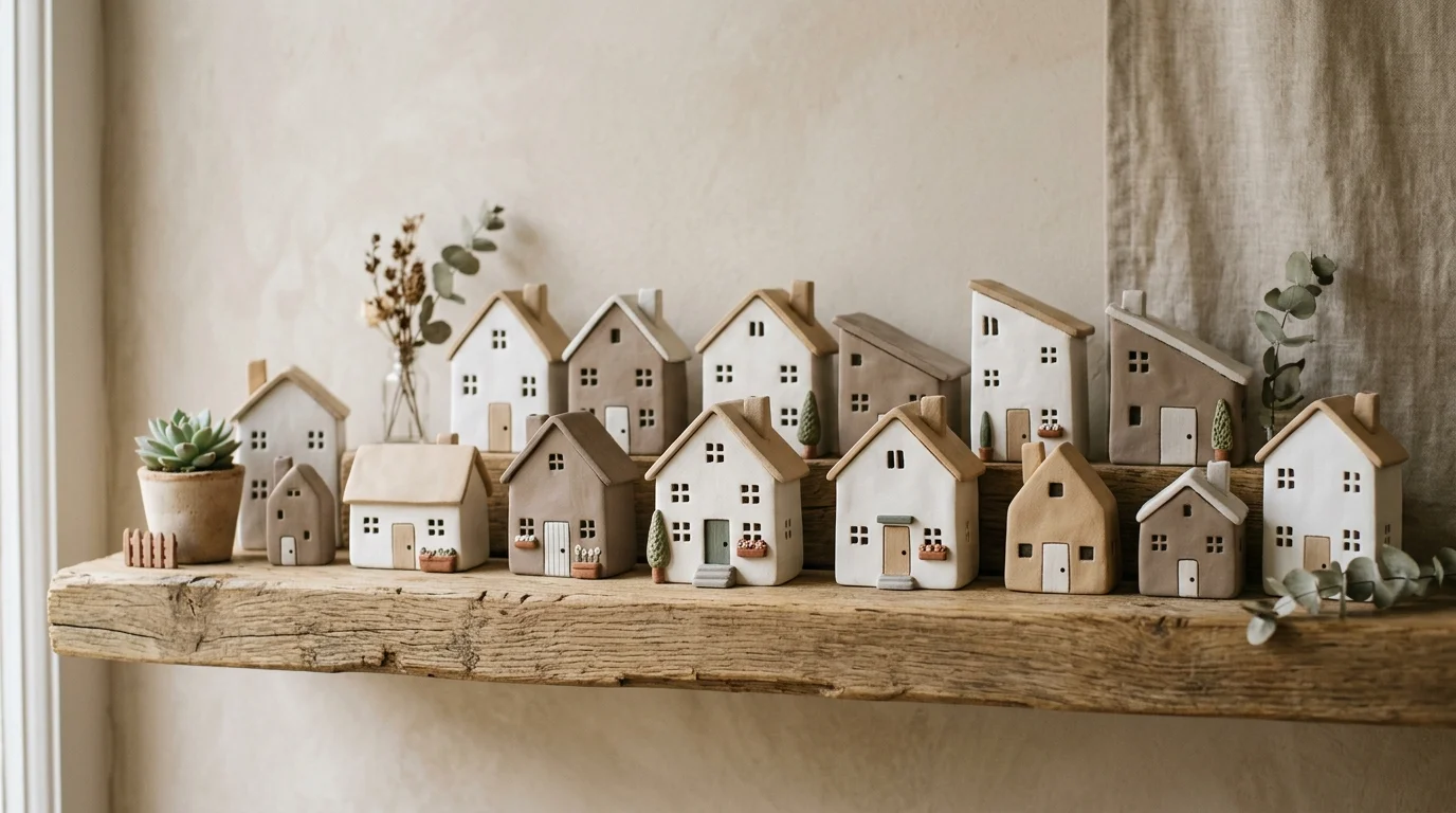 Mini Clay Houses