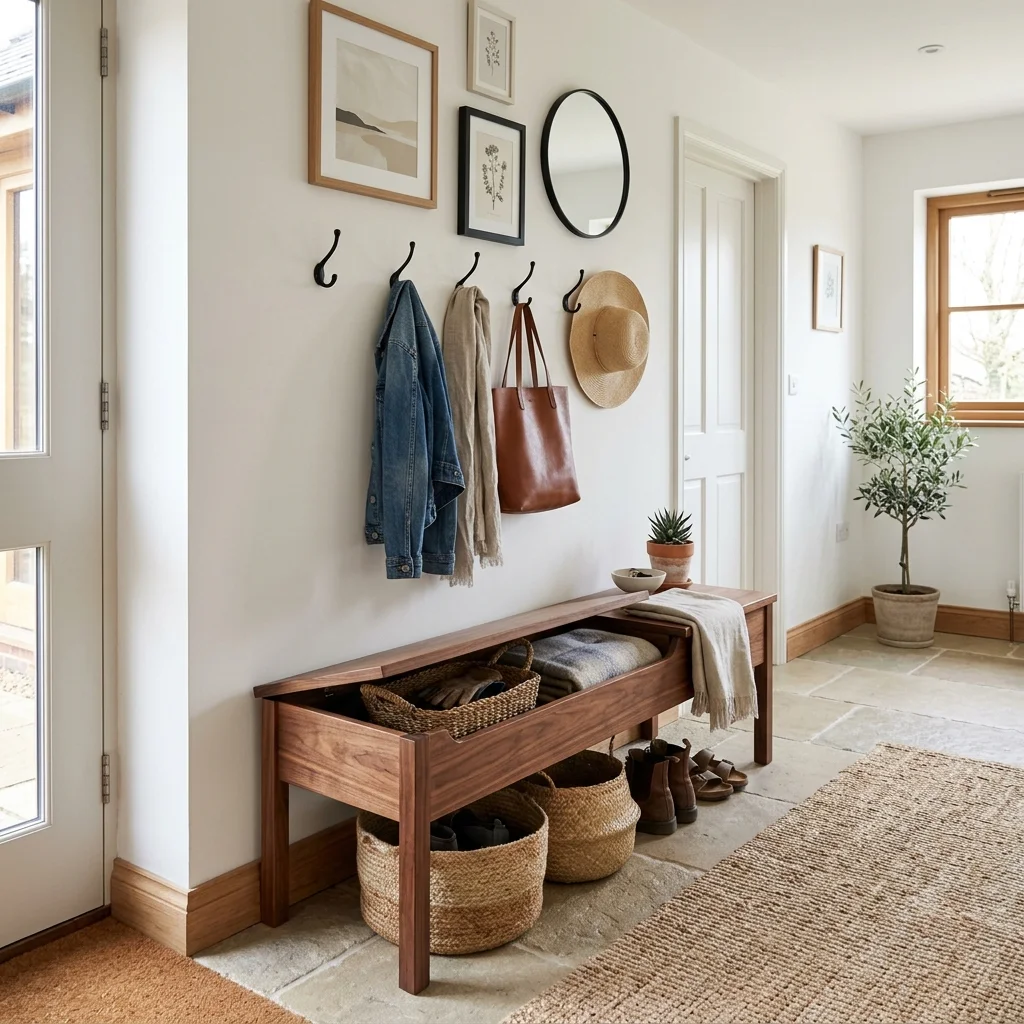 Modern Entry Bench