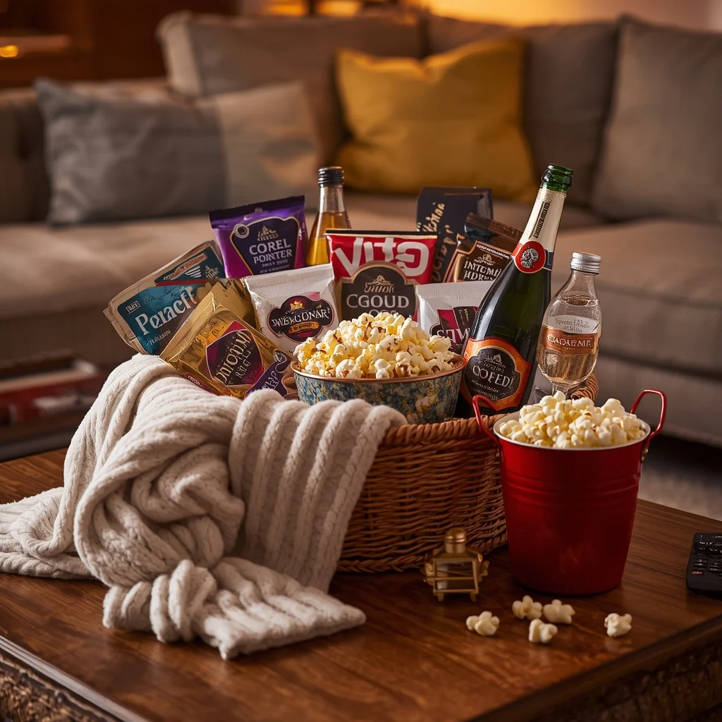 Movie Night Basket