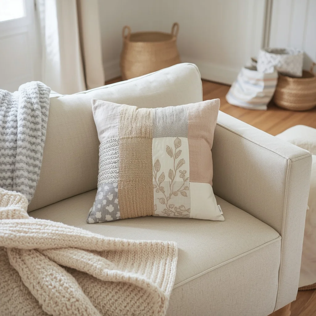 Patchwork Throw Pillow