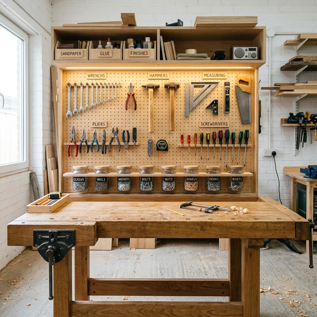 Pegboard Tool Station
