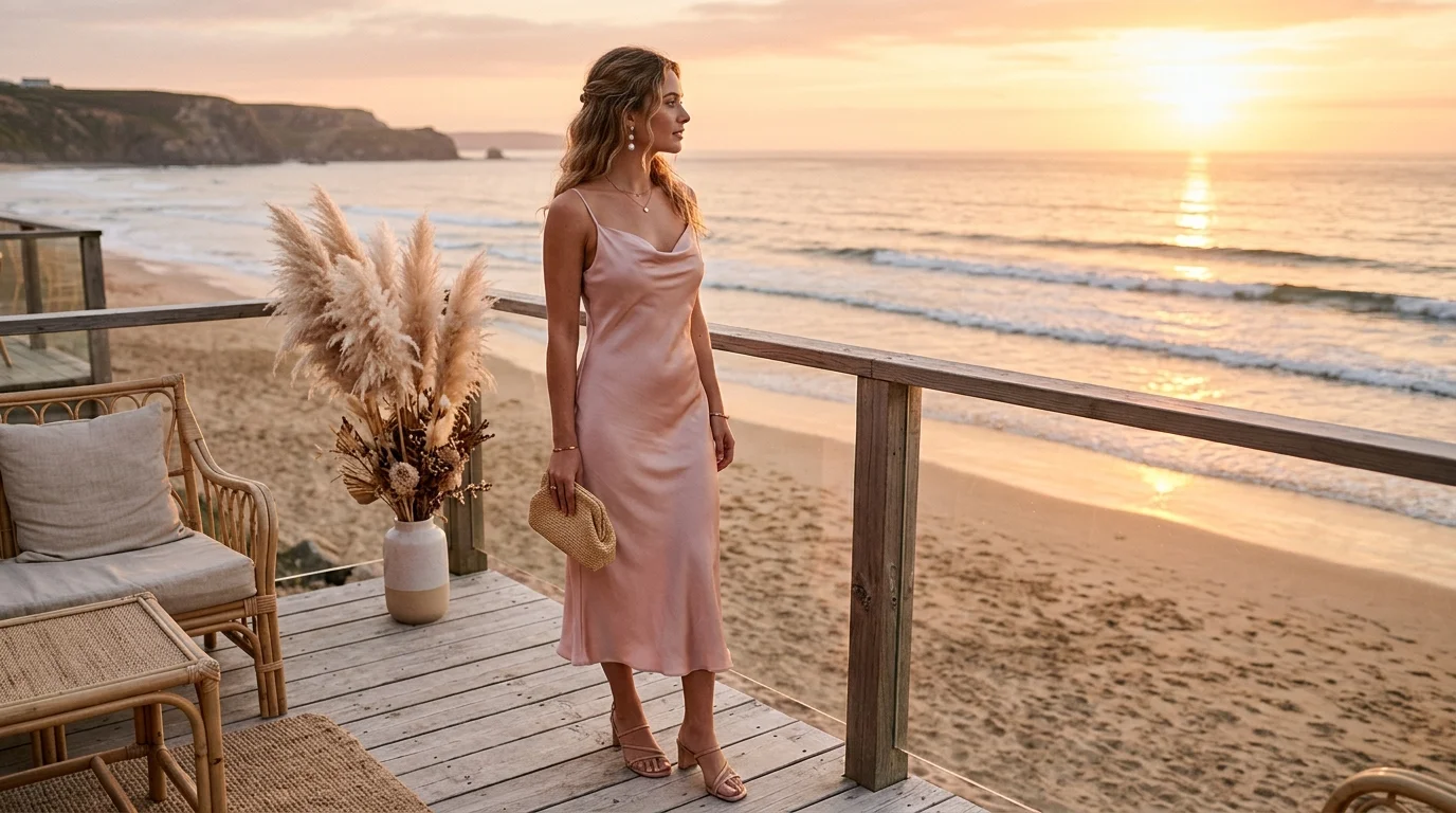 Pink Satin Slip
