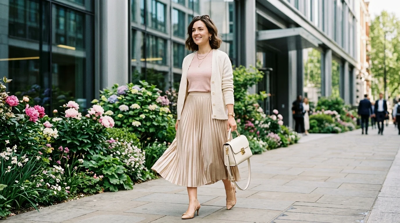 Pleated Midi Grace
