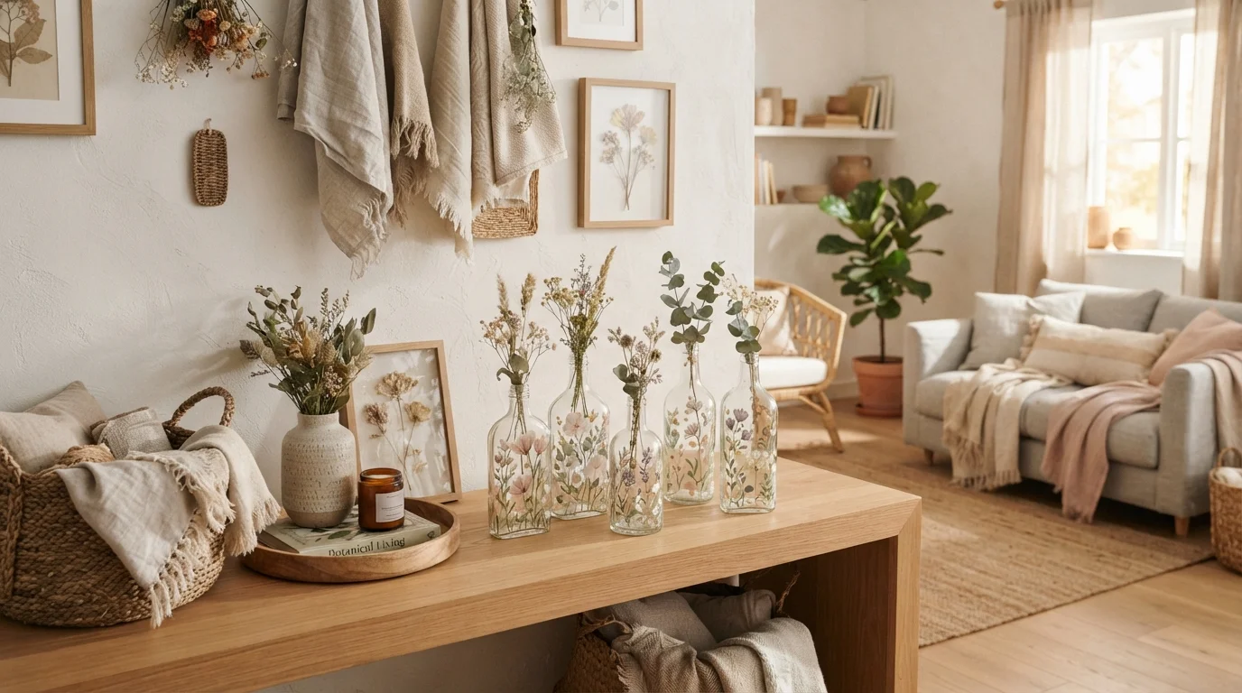 Pressed Floral Bottles