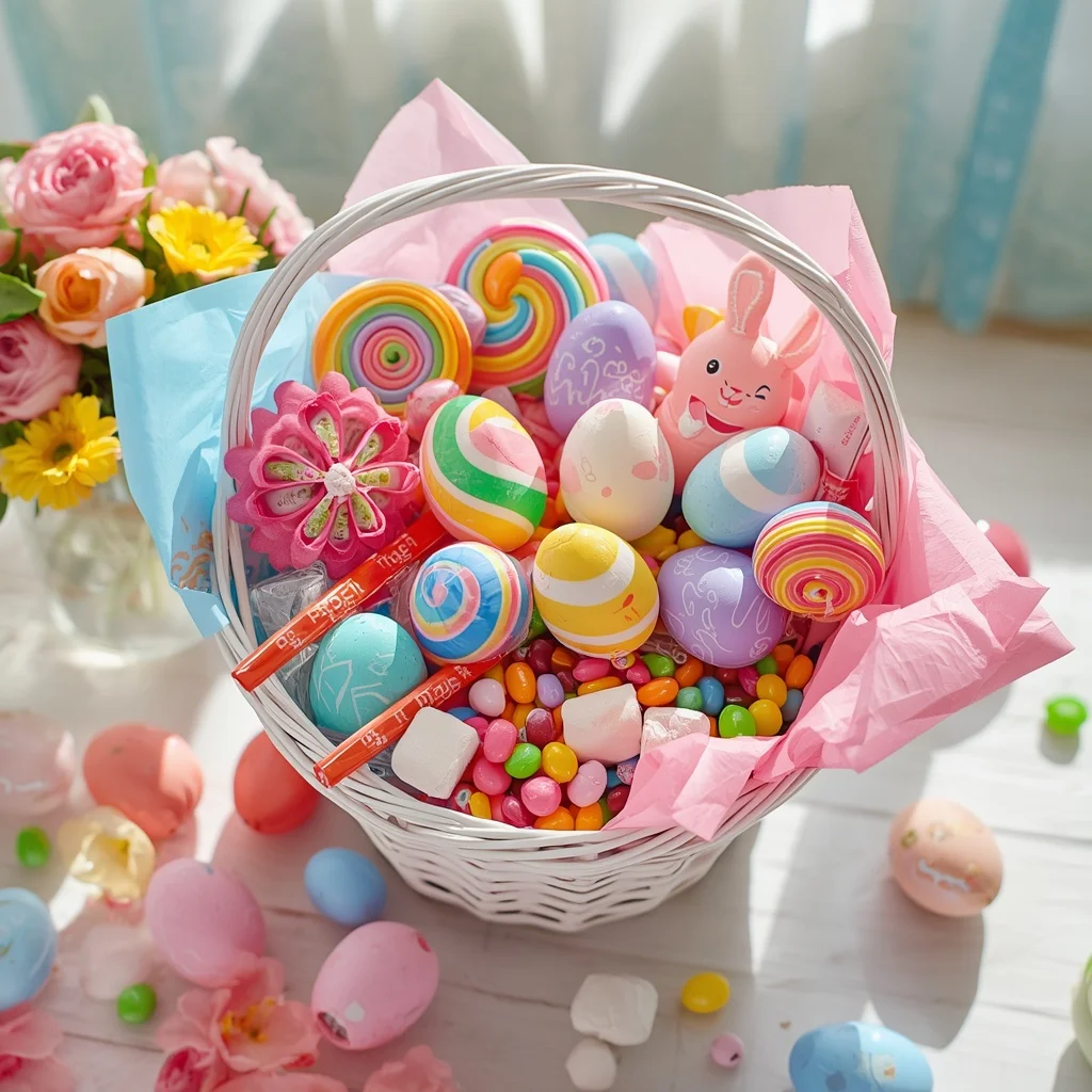 Rainbow Candy Basket