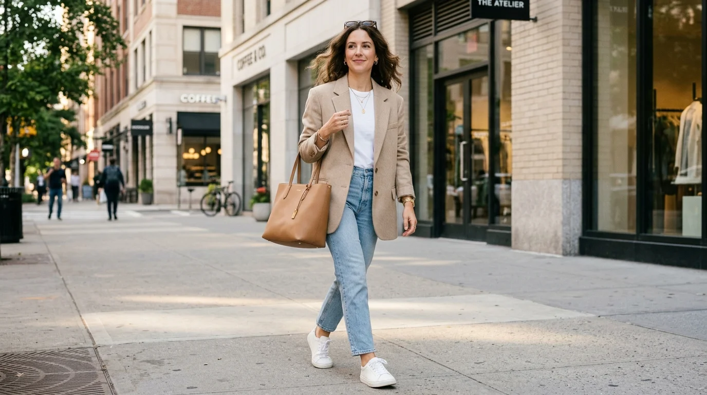 Relaxed Blazer Layers