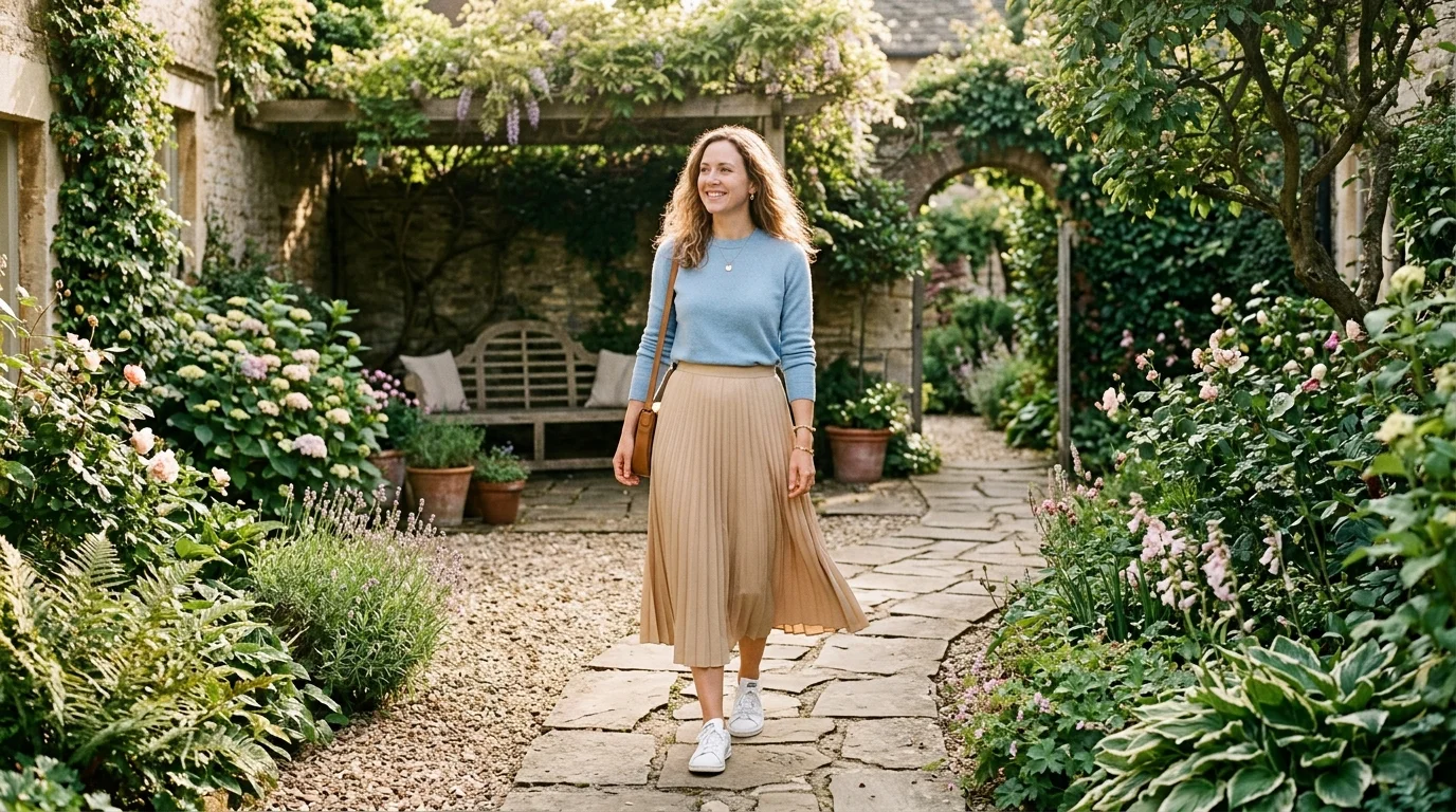 Relaxed Midi Skirt