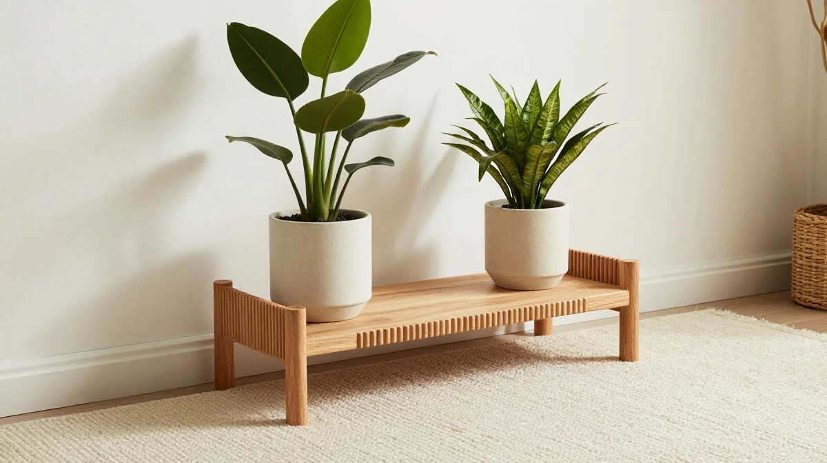 Ribbed Plant Stands