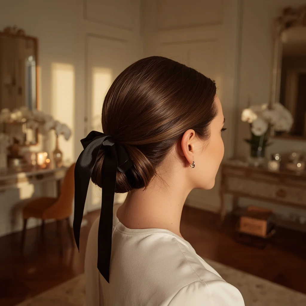 Ribbon French Twist