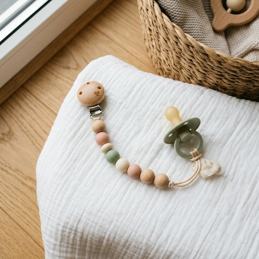 Ribbon Pacifier Clip